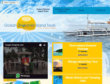 Tablet Screenshot of ocean-dreamer.com